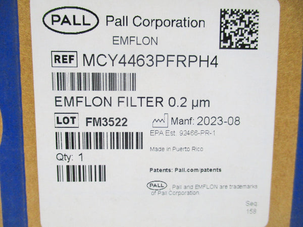 PALL MCY4463PFRPH4 NSMP
