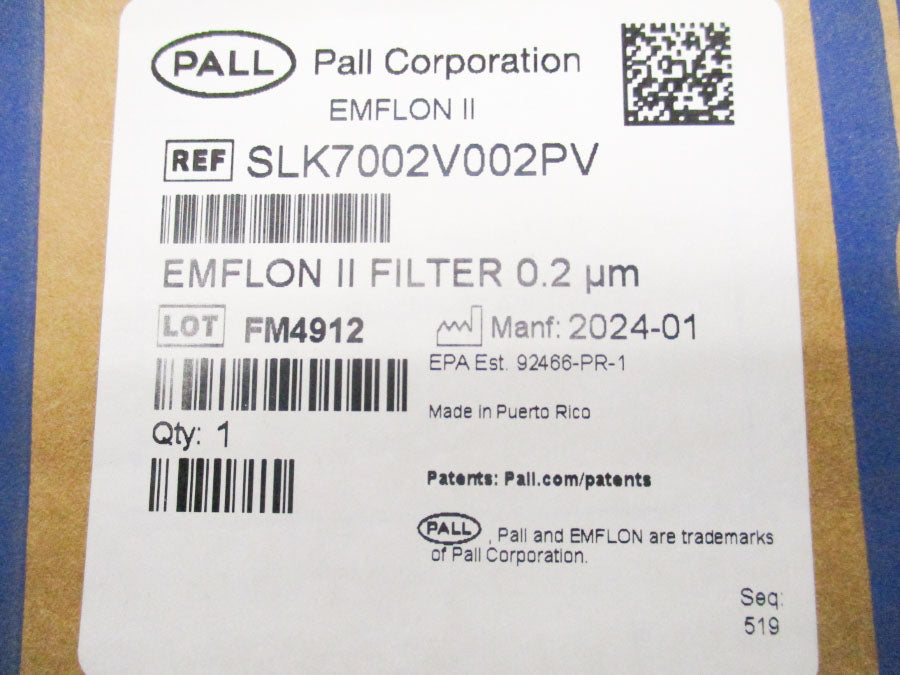 PALL SLK7002V002PV NSMP