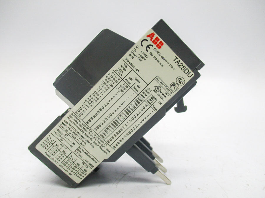 ABB 1SAZ211201R1009 TA25DU-0.25 690V 0.16-0.25A NSMP