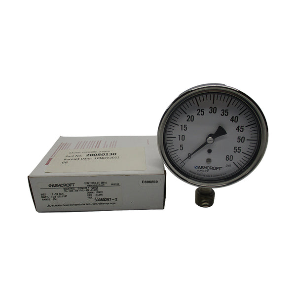 ASHCROFT 35-1009-SW-04L-60#-XC4NN 0-30PSI NSMP