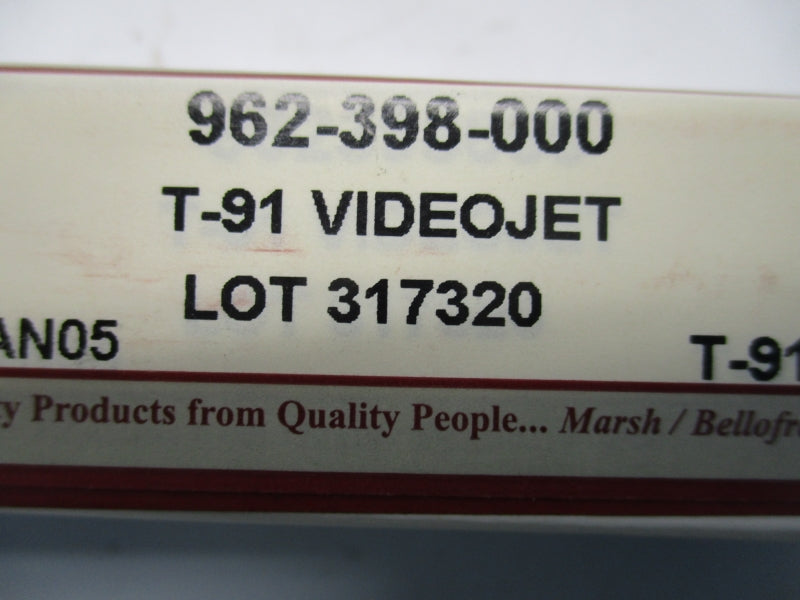 VIDEOJET 926-398-000 T-91 0-100PSI NSMP