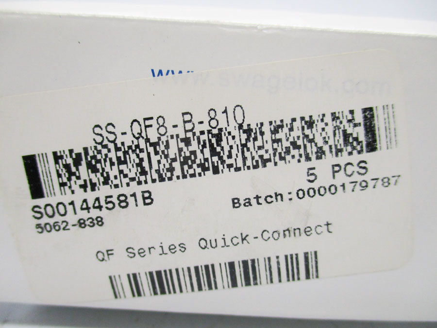 SWAGELOK SS-QF8-B-810 (PKF OF 5) NSMP