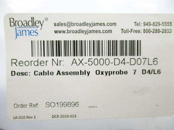 BROADLEY JAMES AX-5000-D4-D07L6 REV. 1 NSMP