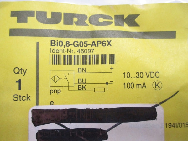 TURCK BI0,8-G05-AP6X 46097 10-30VDC NSMP