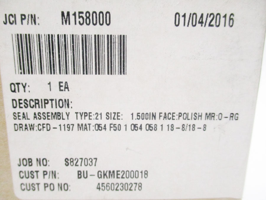 JOHN CRANE M158000 NSMP