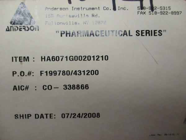ANDERSON HA6071G00201210 NSMP
