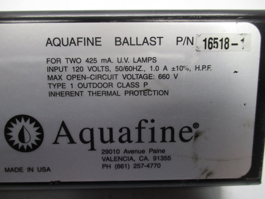 AQUAFINE 16518-1 660V 1.0A UNMP