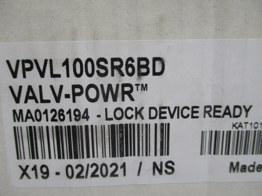 JAMESBURY VPVL100SR6BD 116PSI NSMP