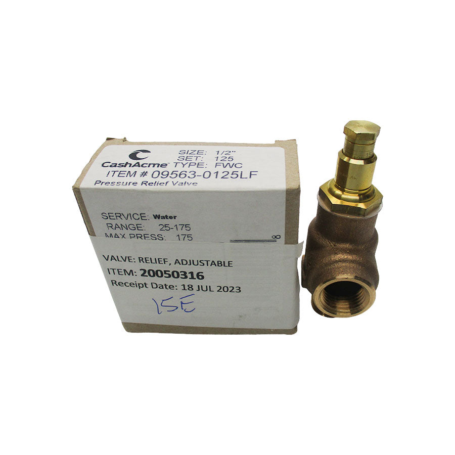 CASHACME 09563-0125LC FWC 25-175PSI 1/2" NSMP