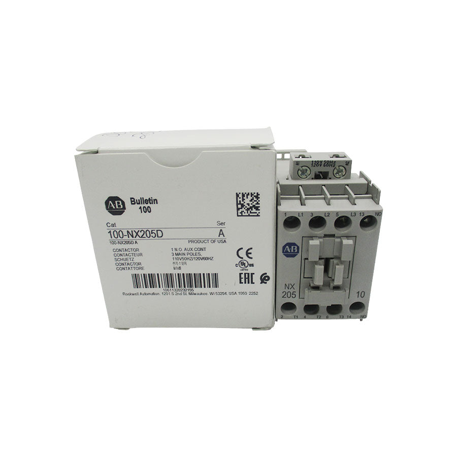 ALLEN BRADLEY 100-NX205D SER. A 110/120V 32A (WH) NSMP