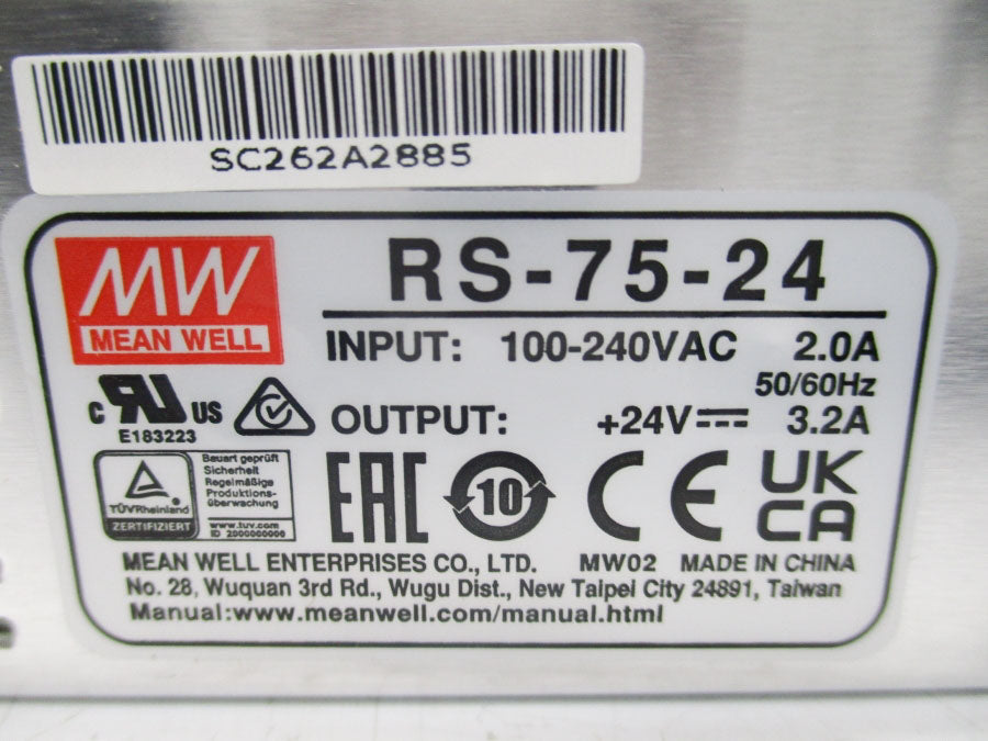 MEAN WELL RS-75-24 100-240VAC 2.0A NSNP