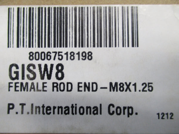 P.T.INTERNATIONAL GISW8 NSMP