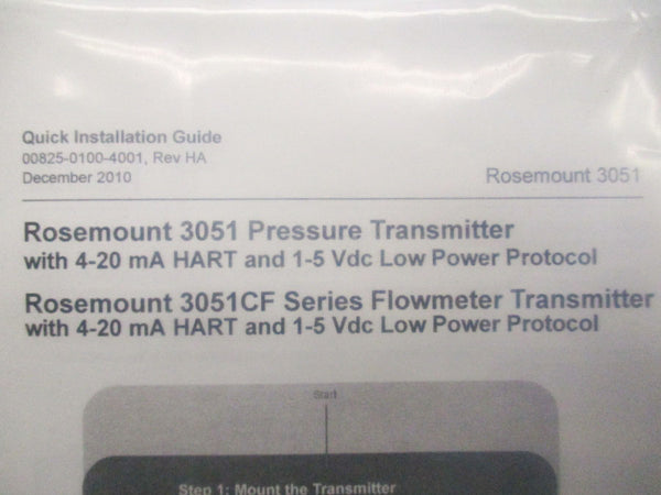 ROSEMOUNT 3051 NSMP