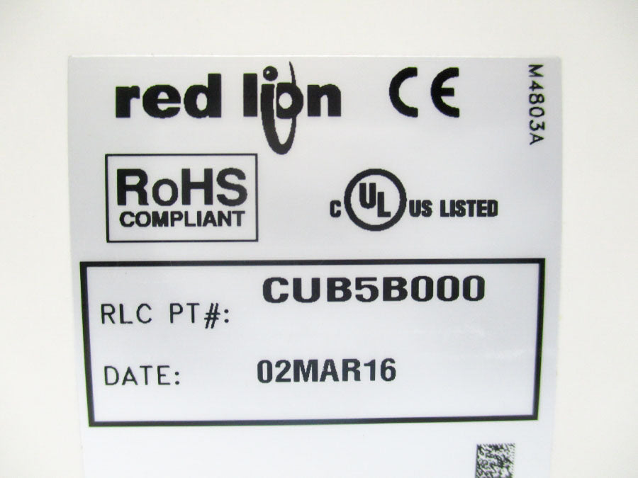 RED LION CONTROLS CUB5B000 9-28VDC NSMP