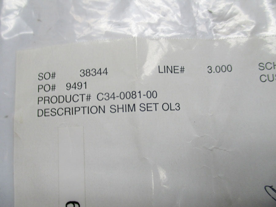JOHNSON PUMPS C34-0081-00 (PKG OF 3) NSMP