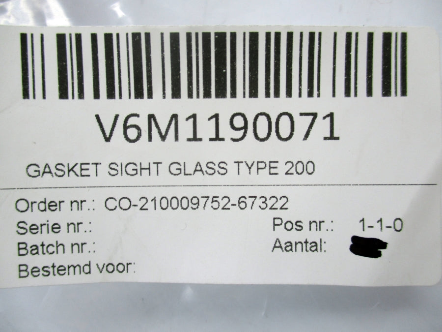 GASKET V6M1190071 NSMP