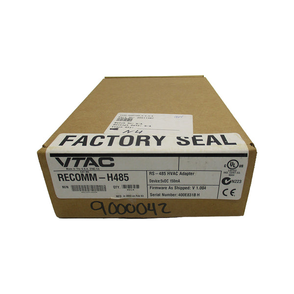 VTAC REC0MM-H485 5VDC F/W 1.004 NSFS