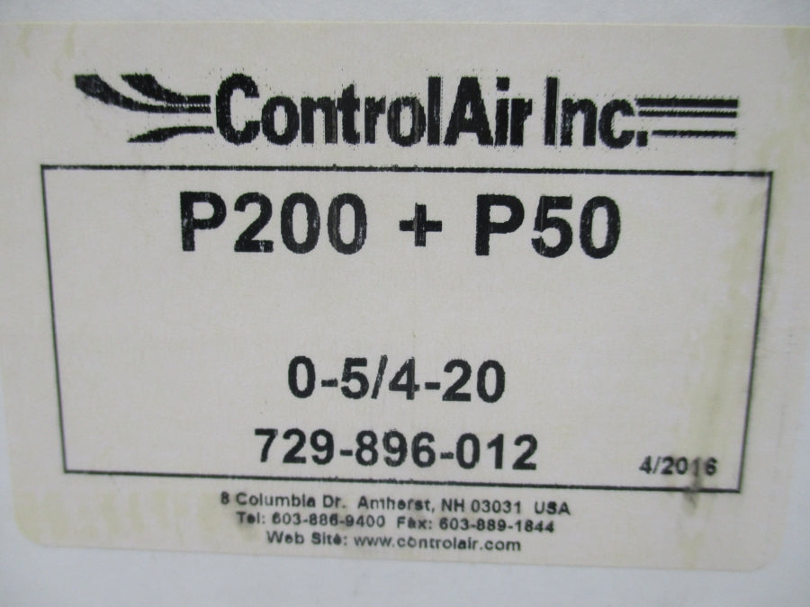 CONTROL AIR P200+P50 729-896-012 10-42VDC NSMP