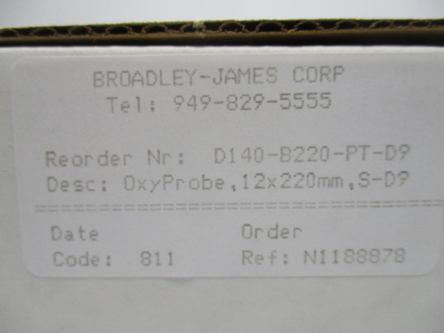 BROADLEY JAMES D140-B220-PT-D9 NSMP