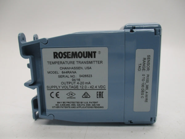 ROSEMOUNT 644RANA 12.0-42.4VDC NSMP