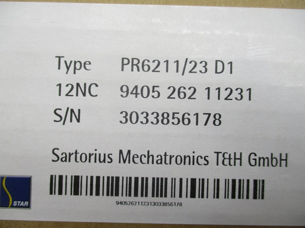 SARTORIUS PR6211/23D1 NSMP