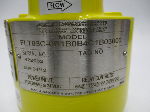 FCI FLT93C-0B1B0B4C1B03000 115/220VAC 6A NSNP