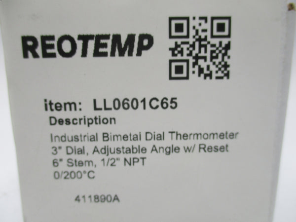 REOTEMP LL0601C65 3" NSMP