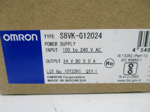 OMRON S8VK-G12024 100-240VAC 5.0A NSFS