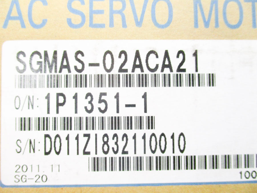 YASKAWA SGMAS-02ACA21 200V 1.9A  NSMP