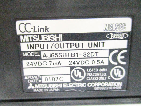 MITSUBISHI AJ65SBTB1-32DT 24VDC 0.5A NSNP