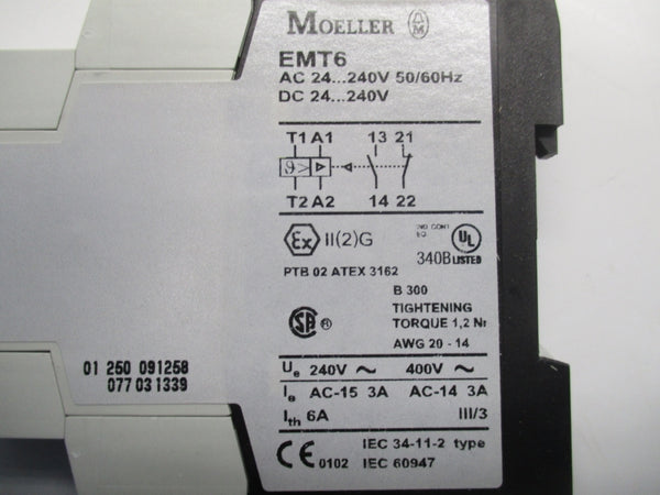 KLOCKNER MOELLER EMT6 24-240V 3A NSMP