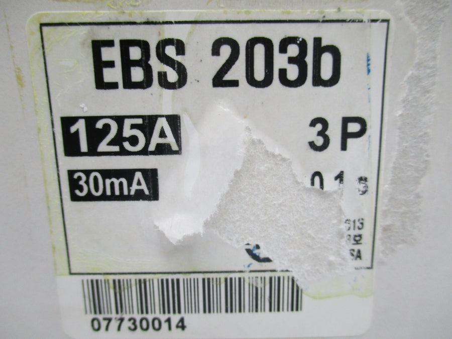 LS EBS203B 220/460VAC 125A NSMP