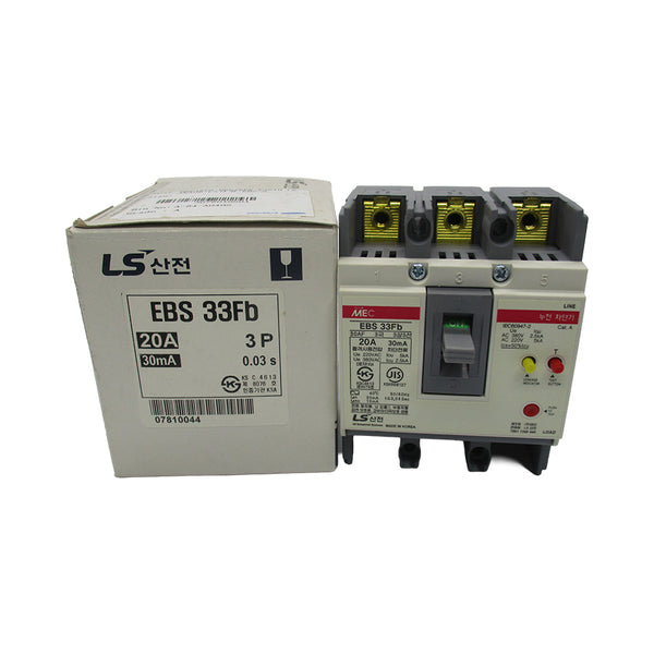 LS EBS33FB 380VAC 20A 0.03S NSMP