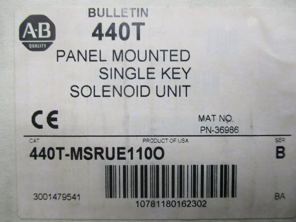 INDUSTRIAL SPARE PART 440T-MSRUE110O SER. B 24VDC (WH) NSMP