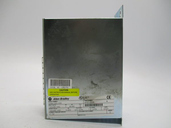 INDUSTRIAL SPARE PART 2098-DSD-005 9101-2338 SER. C F/W V1.52 120/240VAC 2.5/7.5A NSMP
