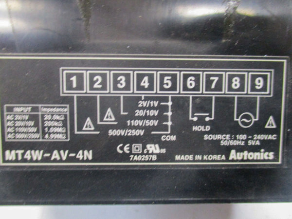 AUTONICS MT4W-AV-4N 100-240VAC NSNP