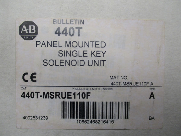 INDUSTRIAL SPARE PART 440T-MSRUE110F SER. A 24VDC (WH) NSMP