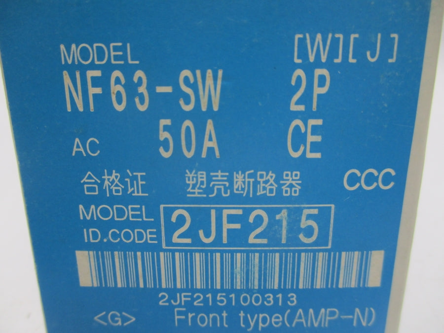 MITSUBISHI NF63-SW 220VAC 50A 2P NSMP