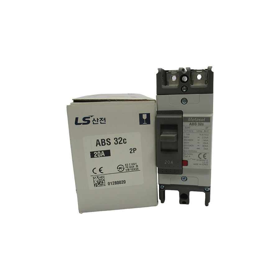 LS ELECTRIC ABS32C 750V 20A 2P NSMP