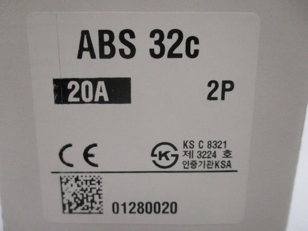 LS ELECTRIC ABS32C 750V 20A 2P NSMP