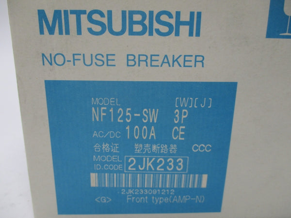 MITSUBISHI NF125-SW 220VAC 100A 3P NSMP