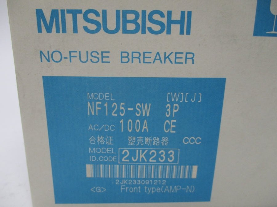 MITSUBISHI NF125-SW 220VAC 100A 3P NSMP