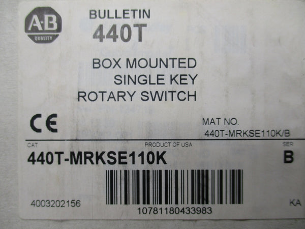 INDUSTRIAL SPARE PARTS 440T-MRKSE110K SER. B (WH) NSMP