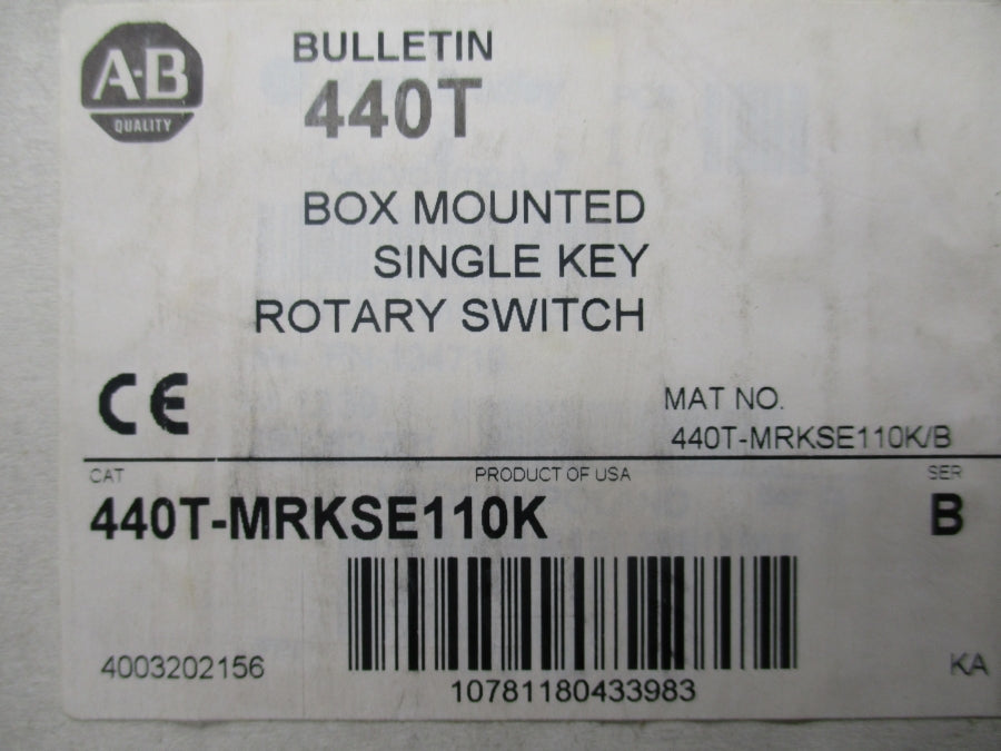 INDUSTRIAL SPARE PARTS 440T-MRKSE11K SER. B (WH) NSMP