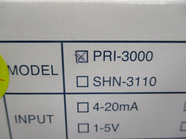 SHINHO PRI-3000 110/220VAC NSMP