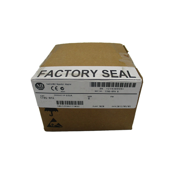 INDUSTRIAL SPARE PART 1786-RPA SER. B DATE: 2012 NSFS