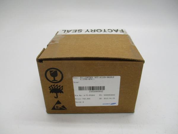 INDUSTRIAL SPARE PART 1786-RPA SER. B DATE: 2012 NSFS