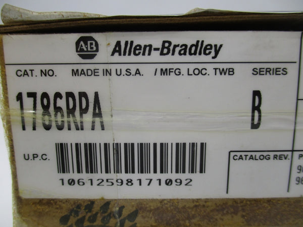 INDUSTRIAL SPARE PART 1786-RPA SER. B 24VDC 1.6A NSMP
