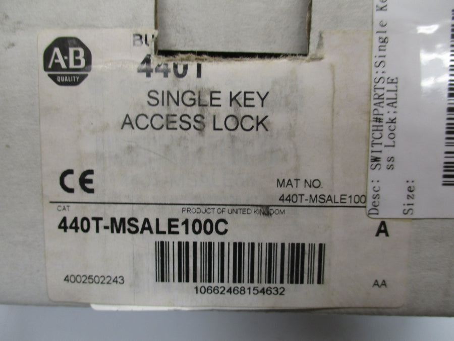 INDUSTRIAL SPARE PART 440T-MSALE100C SER. A (WH) NSMP