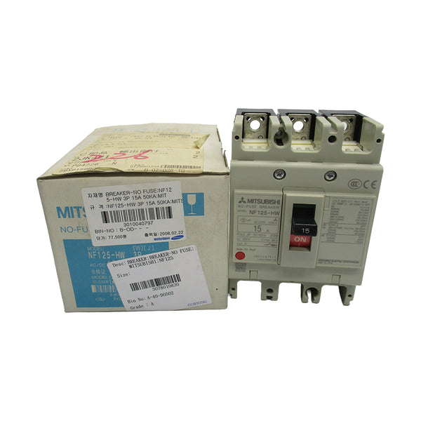 MITSUBISHI NF125-HW 220VAC 15A NSMP